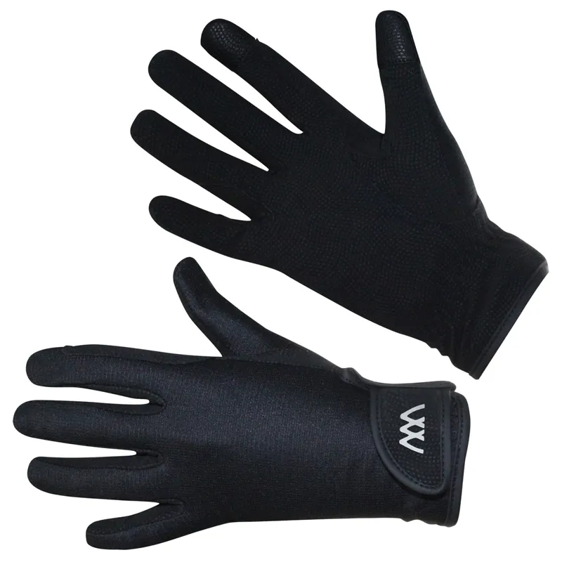 WoofWear Conductive Smart Phone Riding Glove - Black 